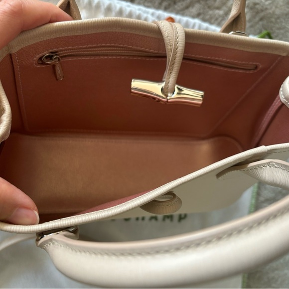 Longchamp roseau top handle bag - Picture 3 of 5